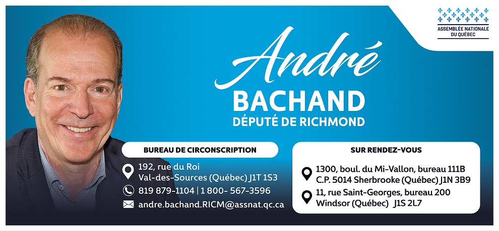 André Bachand député de Richmond